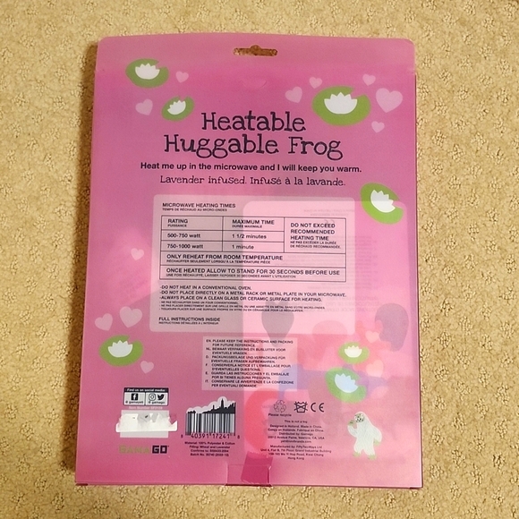 Heatable Frog Plushie - Picture 2 of 2